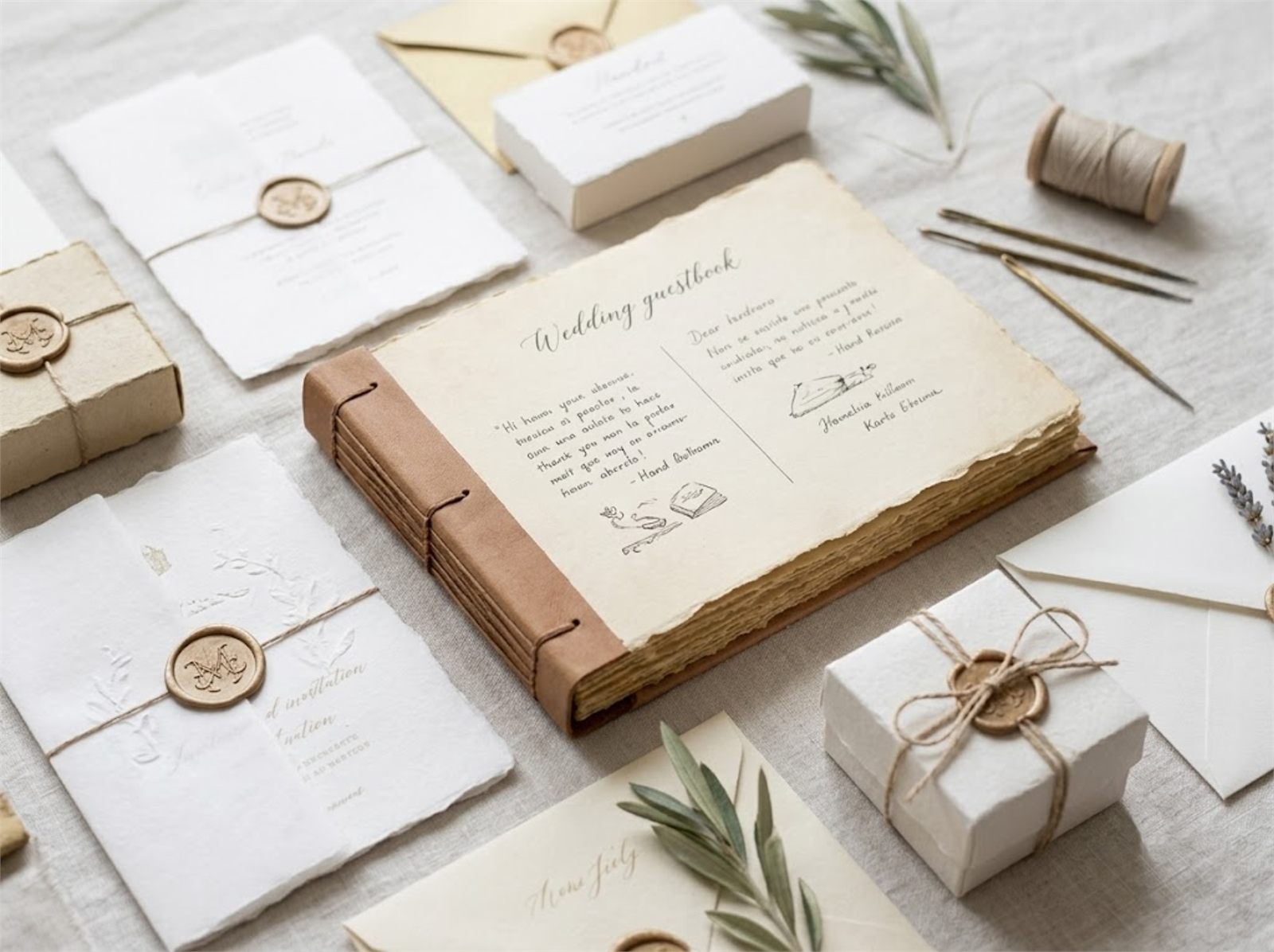 Papelería y detalles para bodas y eventos: la elegancia de la encuadernación artesana